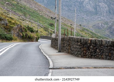 Snowdonia Mountains From A4086 Road 'Llanberis Pass'