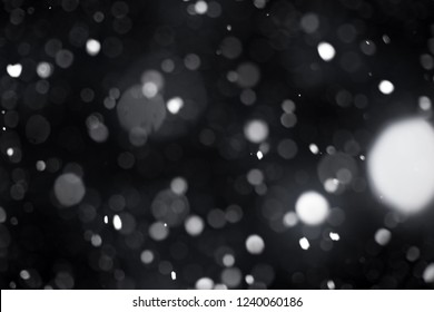 Bokeh Lights On Black Background Shot Stock Photo 158152487 | Shutterstock