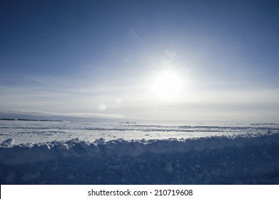 Snowfield Of Great Slave Lake