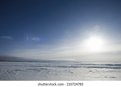 Snowfield Of Great Slave Lake