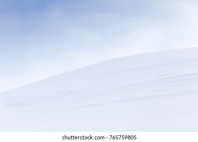 Snowfield In Nature