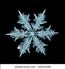 Snowflake Isolated Natural Crystal