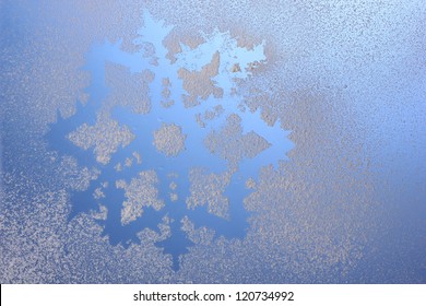 Snowflake Pattern On Window