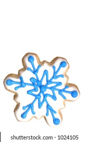 Snowflake Sugar Cookie (series). Isolated. 12MP Camera