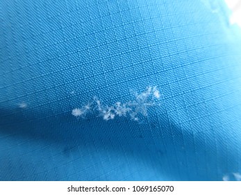 snowflakes on blue