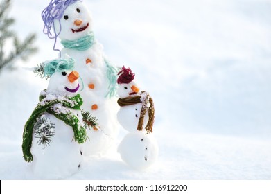 Snowman Family