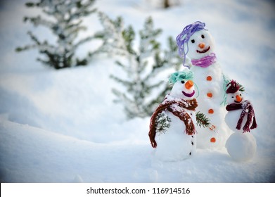 Snowman Family