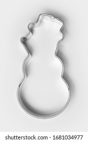 Snowman-shaped Cookie Cutter For Christmas Cookies