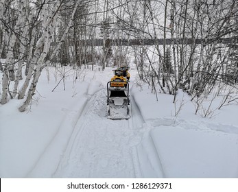 Snowmobiling Northern Saskatchewan