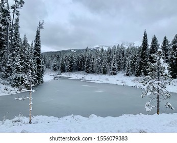 Snowstorm In Big Sky, Montana