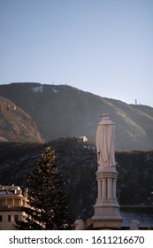 Snowy Bolzano. Christmas Market, Detail.