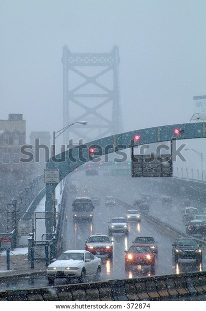 Snowy Bridge\
Traffic