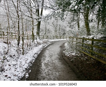 A Snowy Day Up On The West Pennine Moors, Lancashire, England