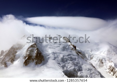 Similar – Image, Stock Photo snow hike Norway Territory