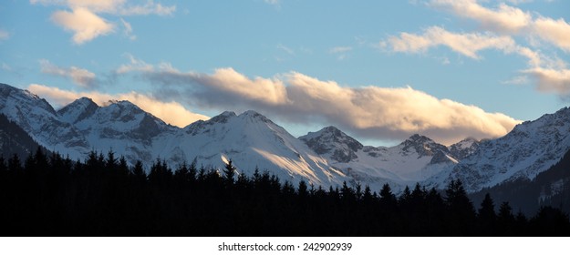 snowy german alps - Shutterstock ID 242902939
