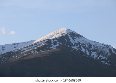 Snowy Hilltop In Queenstown Winter