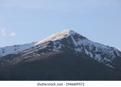 Snowy Hilltop In Queenstown Winter