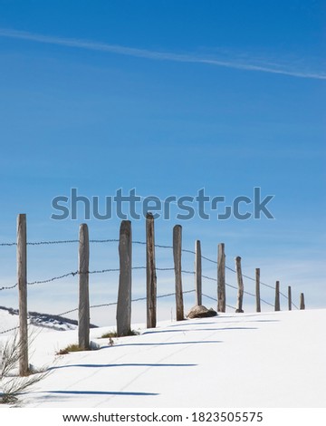 Similar – Image, Stock Photo My garden fence. Landscape