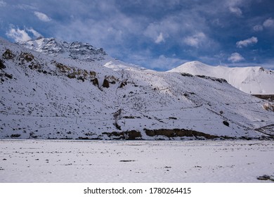 Snowy Kagbeni, Valley Of Kali Gandaki River