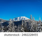 Snowy Mount St. Helens in Washington State