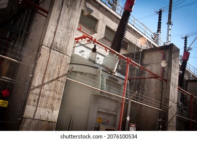 Snowy Mountains Australia - April 21 2012: Snowy Hydro Hydropower Plant 