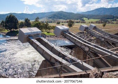 Snowy Mountains Australia - April 21 2012: Snowy Hydro Hydropower Plant 