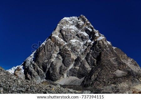 Similar – Image, Stock Photo Winter dress of my house mountain