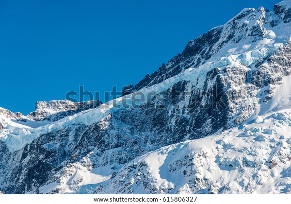 Snowy Mountains Newzealand Stock Photo Edit Now