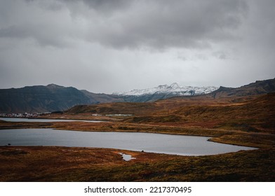 Snowy Mountains - Snæfellsnes Peninsula Iceland - Lake Front