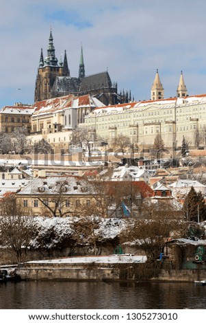 Similar – Prague at winter time