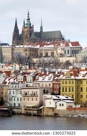 Similar – Prague at winter time