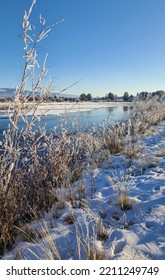 Snowy River Frost Winter Blue