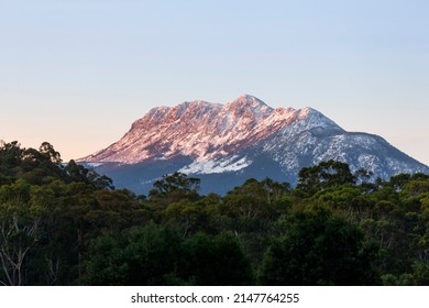 The Snowy Sleeping Beauty Mountain