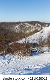 Snowy sunny Ticha Sarka in the Winter, Nature Reserve in Prague - Shutterstock ID 2110028012