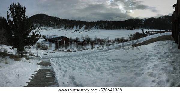 snowy fantasy valley