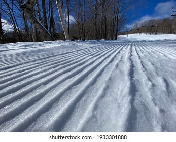 Snowy Winter Mountain In Northeast United States