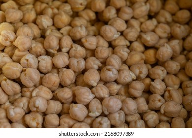 Soaking Chickpeas In Water To Make A Salad