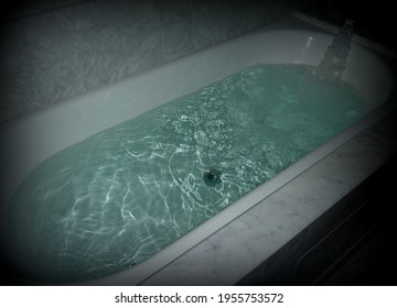 Soaking Tub With Running Water