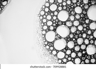 Soap Abstract Black White Stock Photo (Edit Now) 709928881