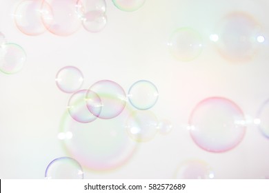 SOAP bubbles background - Shutterstock ID 582572689
