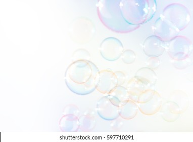 Soap Bubbles Background