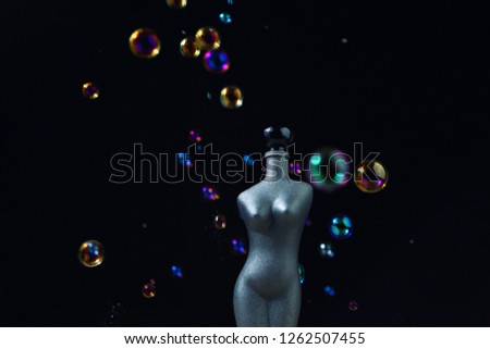 soap bubbles bottle 