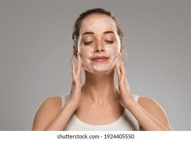 Soap Face Woman Clean Skin Care Beauty