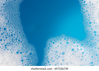 soap foam background texture closeup