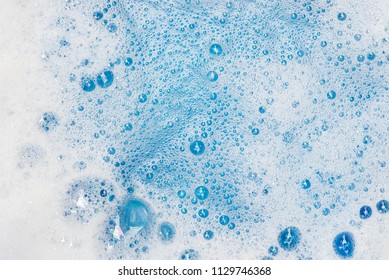 soap foam with bubbles macro background texture