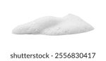Soap foam or shampoo Soap foam texture or shampoo surface with bubble isolated with clipping path on background.