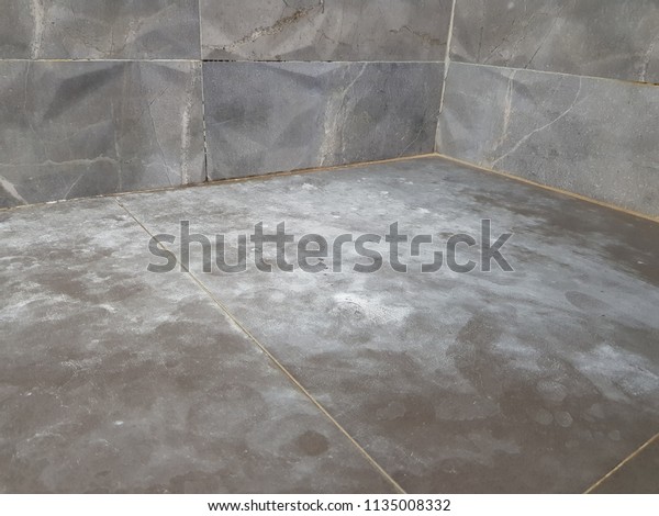 Soap Scum Stains Shower Tiles Stock Photo Edit Now 1135008332