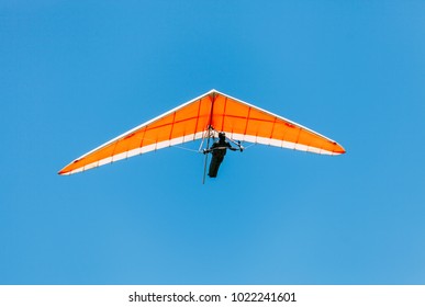 Soaring Hang Gliding In The Sky