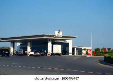 SOCAR - State Oil Company of Republic Azerbaijan gas station in Baku / Azerbaijan - September 1, 2020.