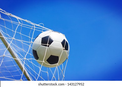 Soccer Ball In Goal